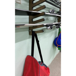 Вешалка Эконом для горных лыж, пристенная 105х80х18см Gefest SE-18
