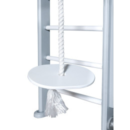 Детский спортивный комплекс Perfetto Sport "Scala in legno con rete 2" grigio PS-130