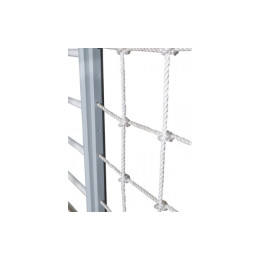 Детский спортивный комплекс Perfetto Sport "Scala in legno con rete 2" grigio PS-130