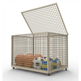 Корзина для мячей, сетка Gefest KMS-40 75х105х75см
