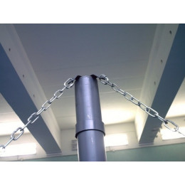 Стойки волейбольные на растяжках с механическим натяжениям сетки (пара) Atlet IMP-A26