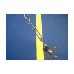 Стойки волейбольные на растяжках с механическим натяжениям сетки (пара) Atlet IMP-A26