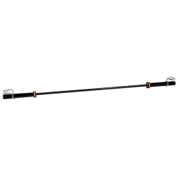 Гриф для штанги Profi-Fit Black, D-50, L2010, женский прямой, гладкая втулка, до 480 кг, замки-пружины