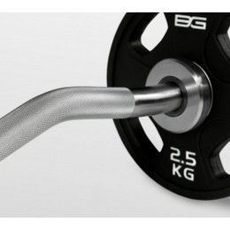 Гриф олимпийский EZ-образный 119см 10кг Bronze Gym BGBREZ42