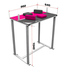 Стол для армрестлинга цельносварной Glav 5.501