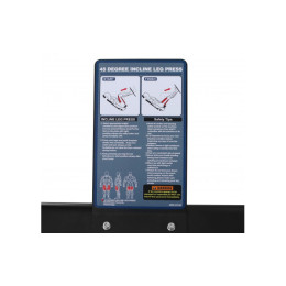 Жим ногами по углом 45 градусов Bronze Gym PL-1717