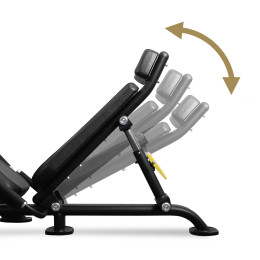 Жим ногами по углом 45 градусов Bronze Gym PL-1717