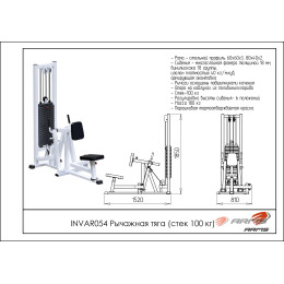 Рычажная тяга ARMS (стек 100кг) INVAR054