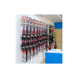 Вешалка Премиум-У для горных лыж, пристенная 25х207х45см Gefest VGLPY-27