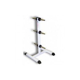 Стойка для хранения дисков MB Barbell d25 мм - елочка (на 6 позиций) MB 1.14 белый