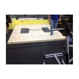 Помост тяжелоатлетический Atlet (тренировочный) 2,5х2,5х0,1 м IMP-A420