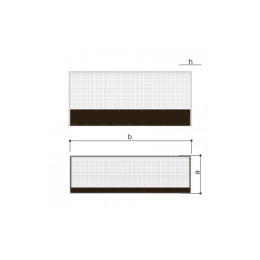 Ворота для хоккея на траве (сетка в комплекте) Romana 203.16.00