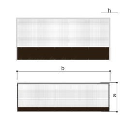 Ворота для хоккея на траве (сетка в комплекте) Romana 203.16.00