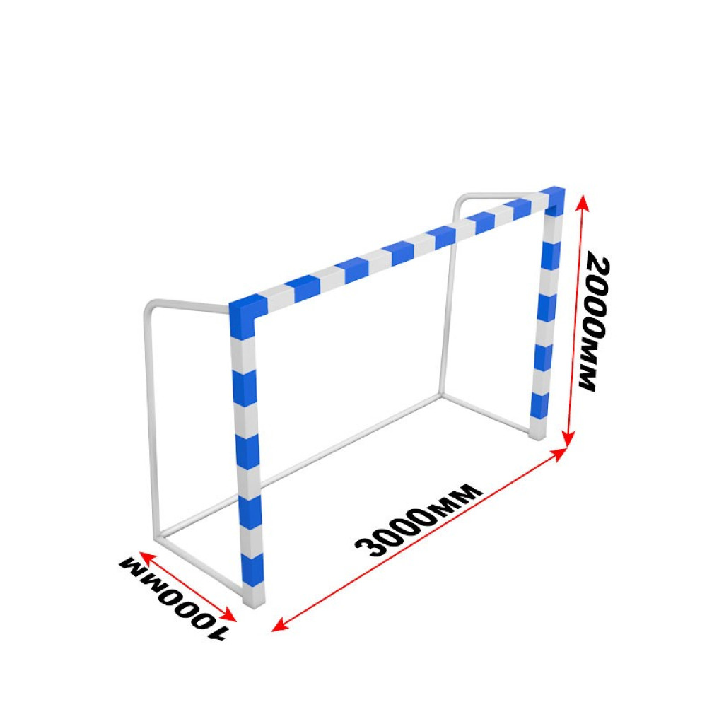 Ворота для мини футбола размеры чертеж