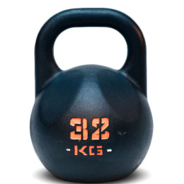 Гиря IDOL Action 32 кг, черная с прокрашенным логотипом