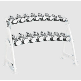 Подставка под хромированные гантели Hoist на 8 пар CF-3462-2