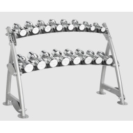 Подставка под хромированные гантели Hoist на 8 пар CF-3462-2