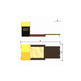 Игровой домик-песочница Romana 057.91.00