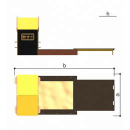 Игровой домик-песочница Romana 057.91.00