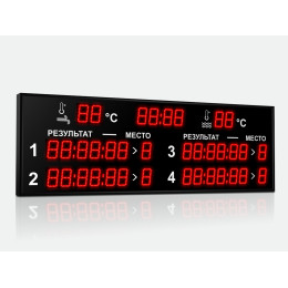 Табло для плавания Импульс 710-D10x8-L4xD10x7-T-T2