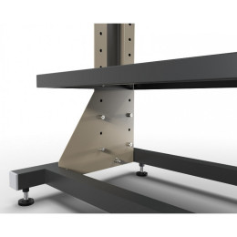 Стеллаж Премиум для ботинок, односторонний 219х215х45см Gefest SPB-42/72