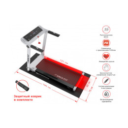 Беговая дорожка UnixFit Hi-tech F2 TDHTF2A Arctic Ice