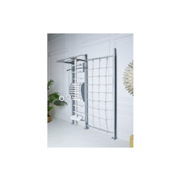 Детский спортивный комплекс Perfetto Sport "Scala in legno con rete 1"grigio PS-127