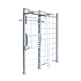 Детский спортивный комплекс Perfetto Sport "Scala in legno con rete 1"grigio PS-127