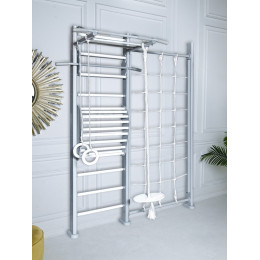 Детский спортивный комплекс Perfetto Sport "Scala in legno con rete 1"grigio PS-127