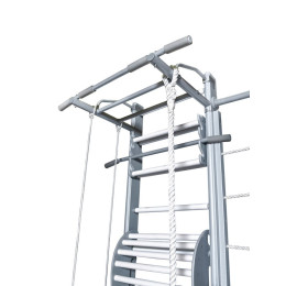 Детский спортивный комплекс Perfetto Sport "Scala in legno con rete 1"grigio PS-127
