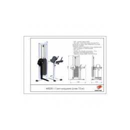 Глют-машина ARMS (стек 75кг) AR039.1