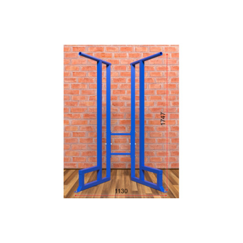 Брусья напольные под углом, разборные Glav 04.113