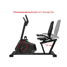 Горизонтальный велотренажер UnixFit BR-390Е