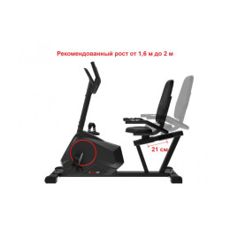 Горизонтальный велотренажер UnixFit BR-390Е