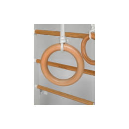 Детский спортивный комплекс Perfetto Sport "Scala in legno con rete 1" bianco-naturale PS-128