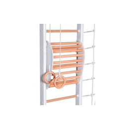 Детский спортивный комплекс Perfetto Sport "Scala in legno con rete 1" bianco-naturale PS-128