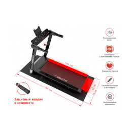 Беговая дорожка UnixFit Hi-tech F1 Dark Storm TDHTF1D