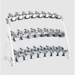 Подставка под хромированные гантели Hoist на 12 пар CF-3462-3