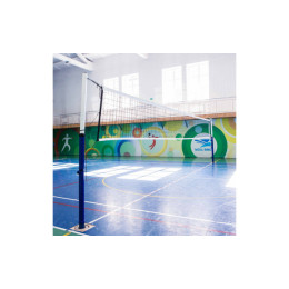 Волейбольные стойки телескопические со стаканами Zavodsporta