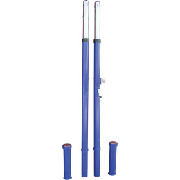 Волейбольные стойки телескопические со стаканами Zavodsporta