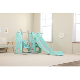 Горка + качели Perfetto Sport Замок PS-047-М ментол