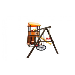 Игровой комплекс Perfetto Sport Bari-5 + качели Паутина