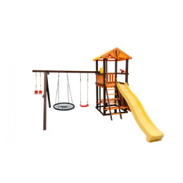 Игровой комплекс Perfetto Sport Bari-5 + качели Паутина