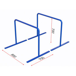 Брусья напольные (хайлетсы) Glav 04.115