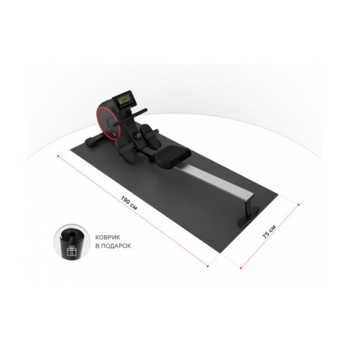 Гребной тренажер UnixFit Techno Rower 410 RMTF410