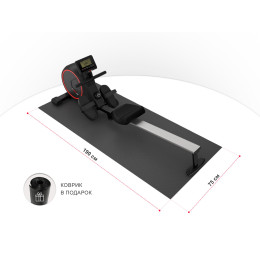 Гребной тренажер UnixFit Techno Rower 410 RMTF410