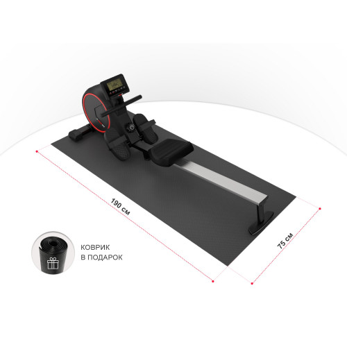 Гребной тренажер UnixFit Techno Rower 410 RMTF410