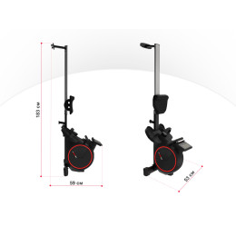 Гребной тренажер UnixFit Techno Rower 410 RMTF410