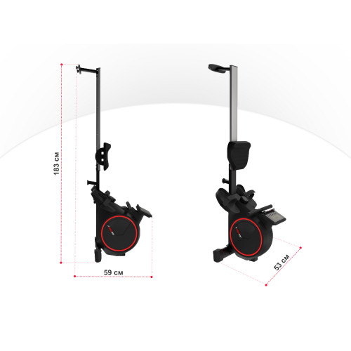 Гребной тренажер UnixFit Techno Rower 410 RMTF410