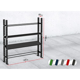 Модульный стеллаж Spektr Sport для гантелей, гирь и медболов 192х43х195